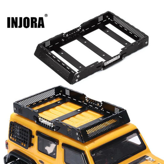 INJORA Metal Luggage Roof Rack Carrier for Axial SCX24 2019 Jeep Wrangler