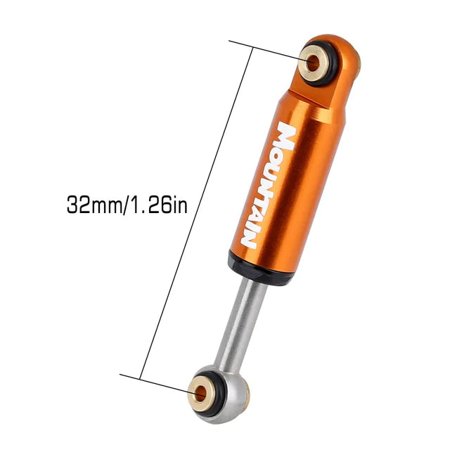 INJORA 32mm Internal Spring Air Damper Shock Absorbers for Axial SCX24