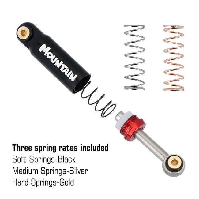 INJORA 32mm Internal Spring Air Damper Shock Absorbers for Axial SCX24