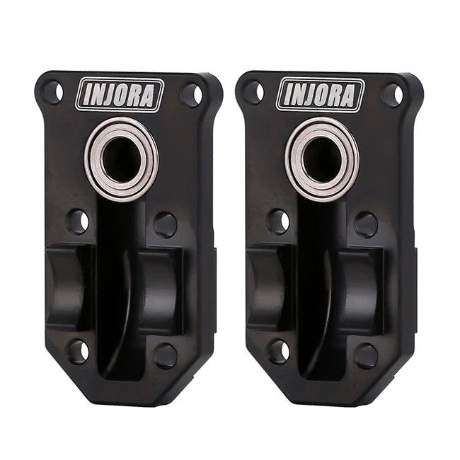 INJORA 2pcs 6g/pcs Black Brass Diff Cover For Axial SCX24 Front and Rear Axles