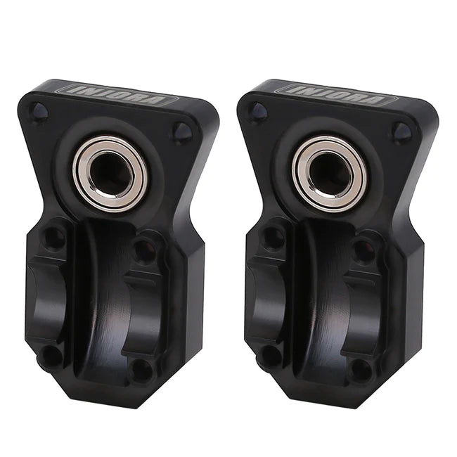 INJORA 2pcs 10g/pcs Black Brass Diff Covers For Axial SCX24 Front and Rear Axles