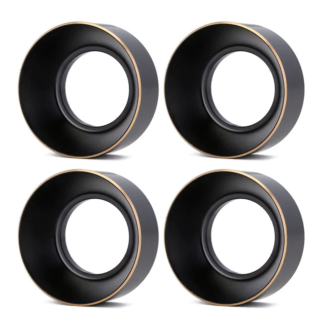 INJORA 4pcs 10g/pcs Black Brass Wheel Weights for Original Axial SCX24