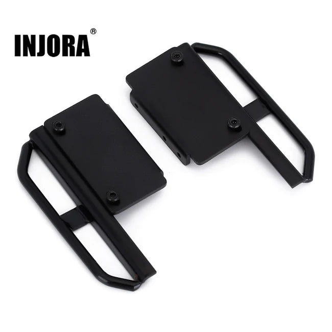 INJORA 2PCS Metal Side Pedal Rock Sliders for Axial SCX24 Deadbolt