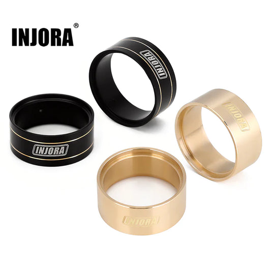 INJORA 4PCS 12g/pcs Brass Inner Wheel Rings for INJORA 1.0" Wheels