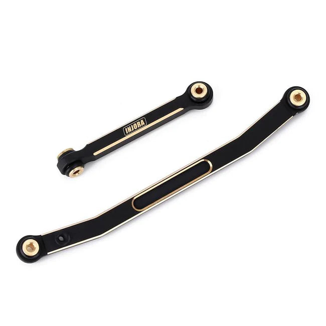 INJORA Black Coating Brass Steering Links for Axial SCX24