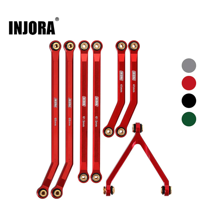 INJORA 7pcs High Clearance Chassis Links for Axial SCX24 Deadbolt Betty