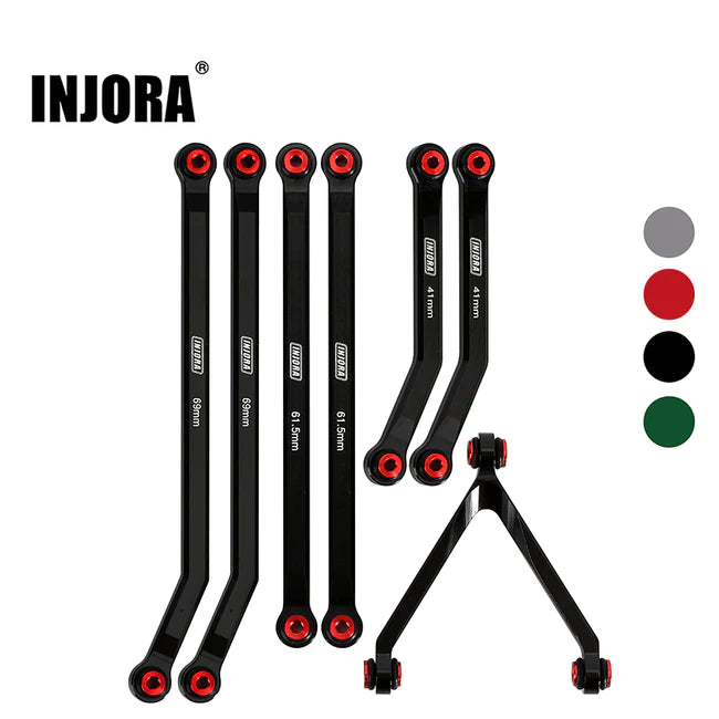 INJORA 7pcs High Clearance Chassis Links for Axial SCX24 Deadbolt Betty