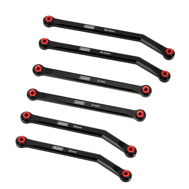 INJORA 7pcs High Clearance Chassis Links for Axial SCX24 Chevrolet Jeep Wrangler Bronco