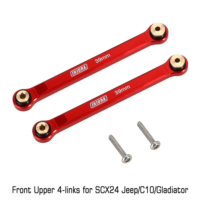 INJORA 7pcs High Clearance Chassis Links for Axial SCX24 Chevrolet Jeep Wrangler Bronco