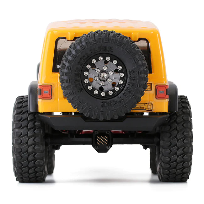 INJORA CNC Aluminum Spare Tire Carrier Wheel Mount for Axial SCX24 Jeep Wrangler