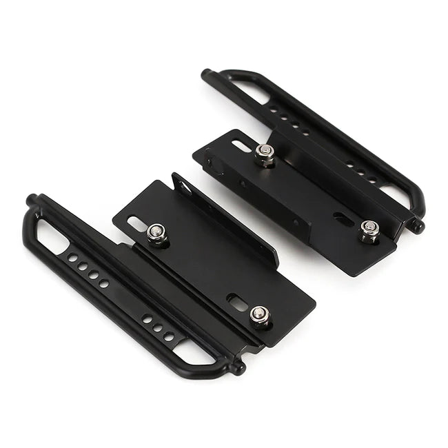 INJORA 2PCS Metal Rock Sliders Side Pedal for Axial SCX24 Jeep Wrangler Deadbolt Bronco