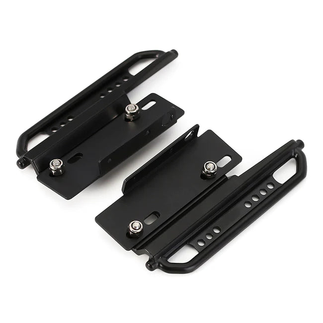 INJORA 2PCS Metal Rock Sliders Side Pedal for Axial SCX24 Jeep Wrangler Deadbolt Bronco