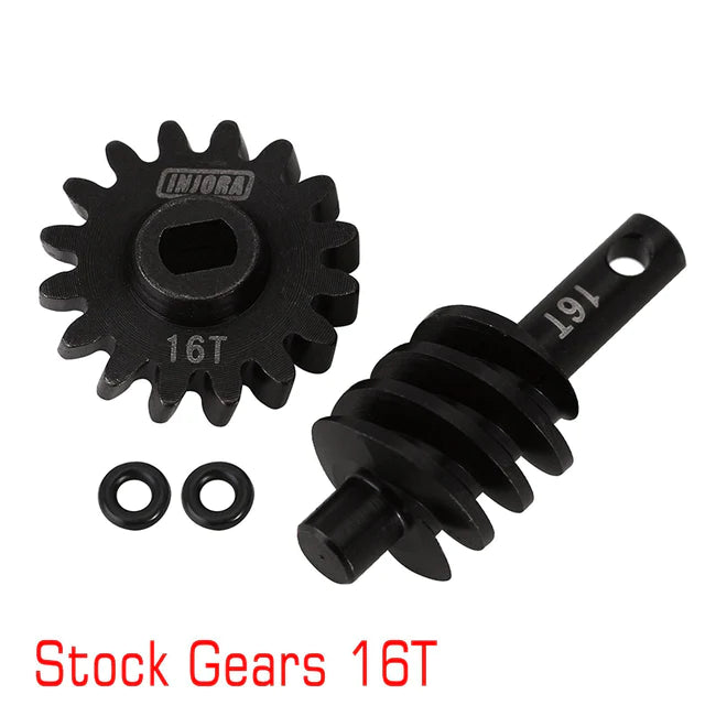 INJORA Overdrive Underdrive Differential Gears 12T 13T 14T 16T OD/UD Gears For SCX24