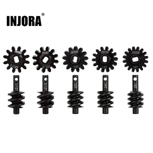 INJORA Overdrive Underdrive Differential Gears 12T 13T 14T 16T OD/UD Gears For SCX24