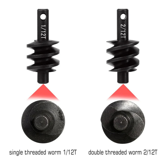 INJORA Overdrive Underdrive Differential Gears 12T 13T 14T 16T OD/UD Gears For SCX24