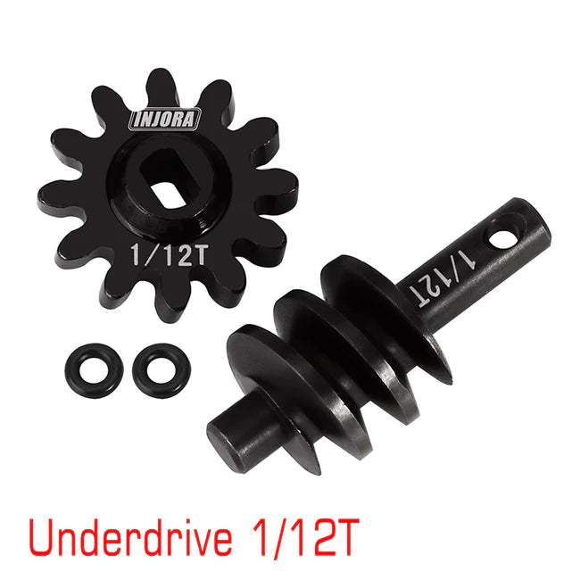 INJORA Overdrive Underdrive Differential Gears 12T 13T 14T 16T OD/UD Gears For SCX24