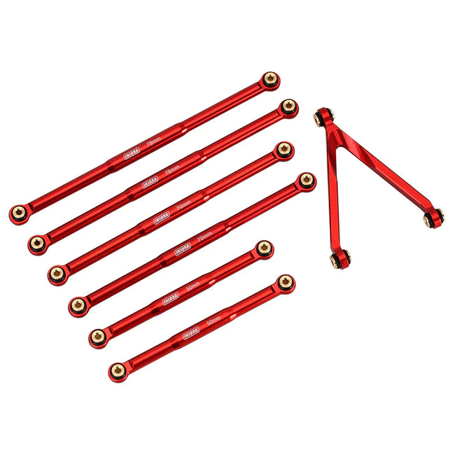 INJORA 7PCS Chassis Links Set for Axial SCX24 Jeep Gladiator AXI00005