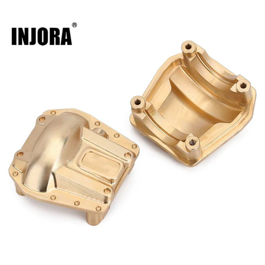INJORA 2PCS Brass Axle Diff Cover For 1/6 SCX6