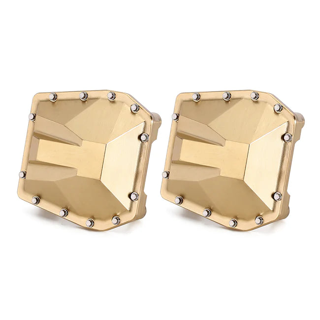 INJORA 2PCS Brass Axle Diff Covers For 1/6 SCX6