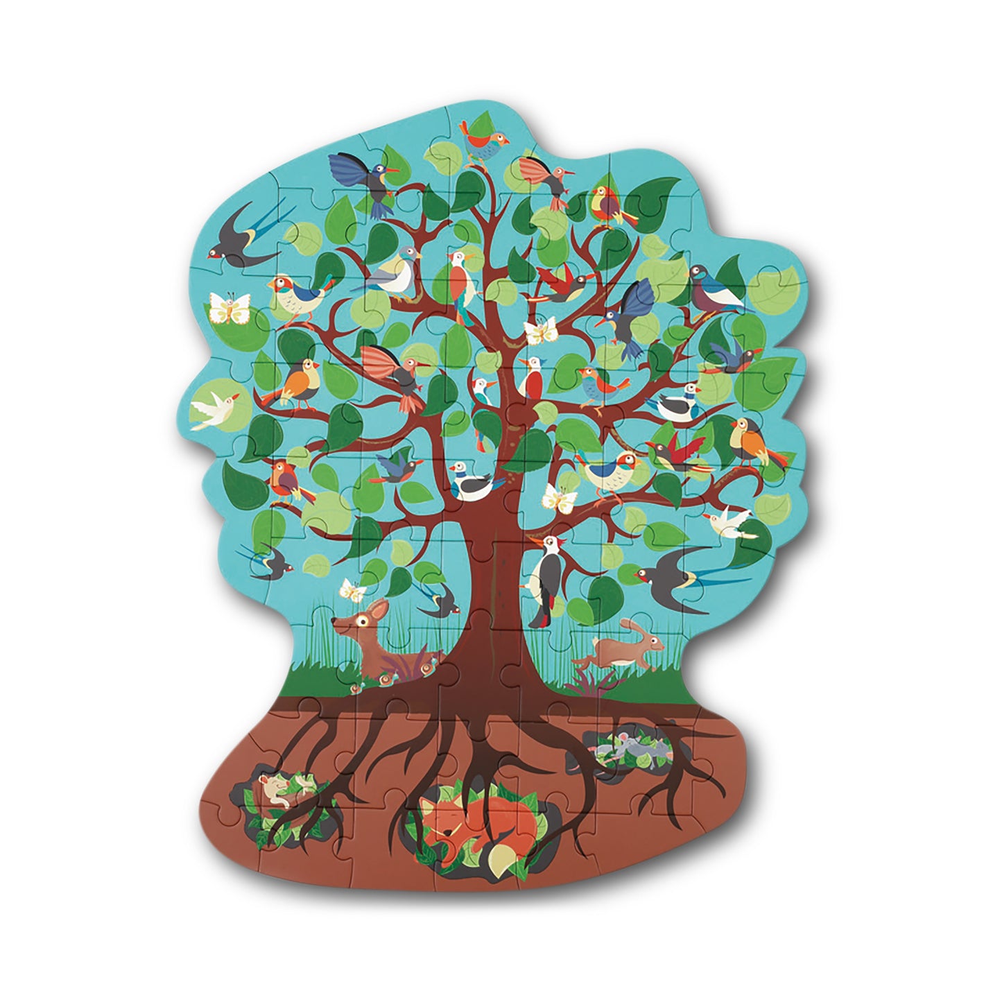 SCRATCH EUROPE - PUZZLE 59PCS - CONTOUR PUZZLE - TREE