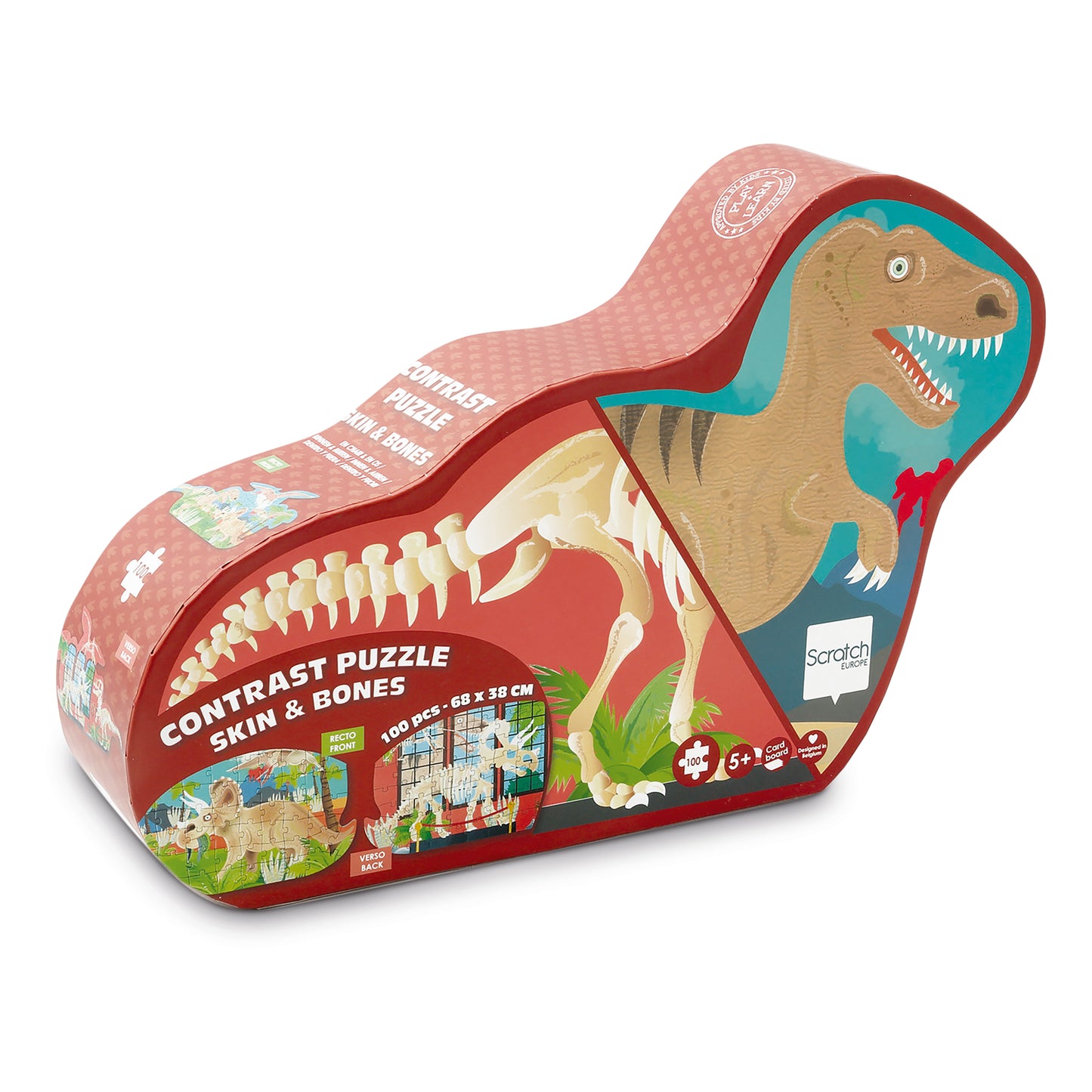 SCRATCH EUROPE - PUZZLE 100PCS - DINO