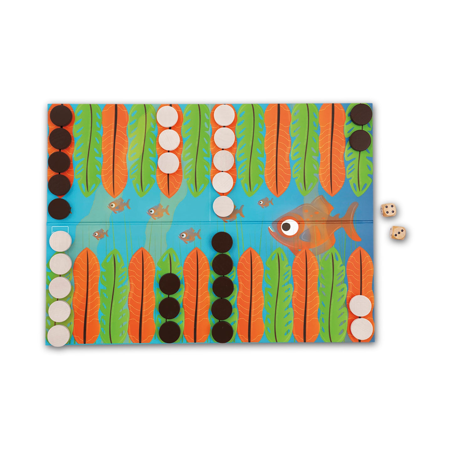 SCRATCH EUROPE - GAME - PIRANHA RACE - JUNIOR BACKGAMMON GAME