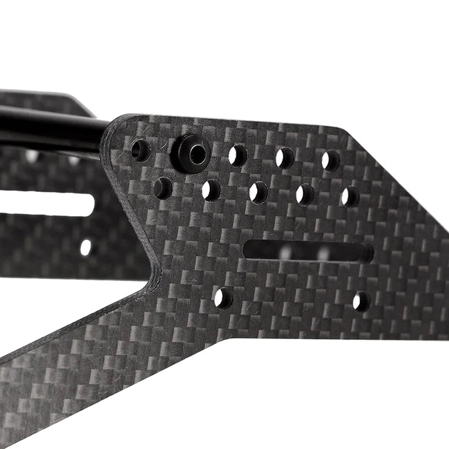 INJORA 313/324mm Wheelbase LCG Carbon Fiber Chassis Kit Frame Girder for 1/10 RC Crawler TRX4 Upgrade Parts