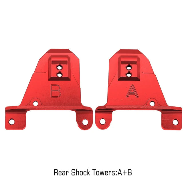 INJORA CNC Aluminum Alloy Front & Rear Shock Towers Mount For Traxxas TRX-4 8216