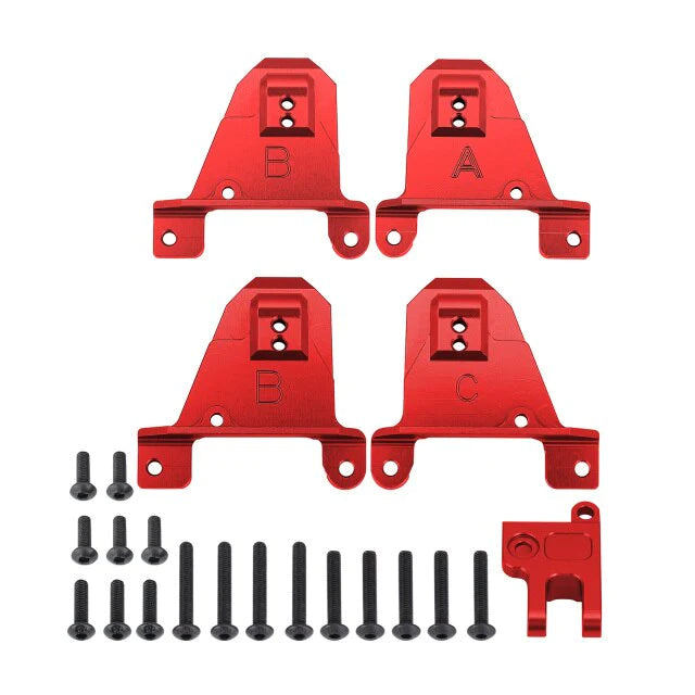 INJORA CNC Aluminum Alloy Front & Rear Shock Towers Mount For Traxxas TRX-4 8216