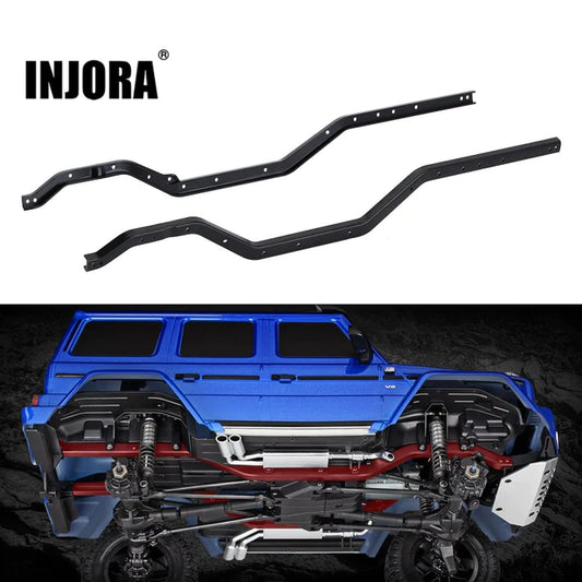 INJORA Heavy Duty Metal Steel Left Right Chassis Rails for TRX-4