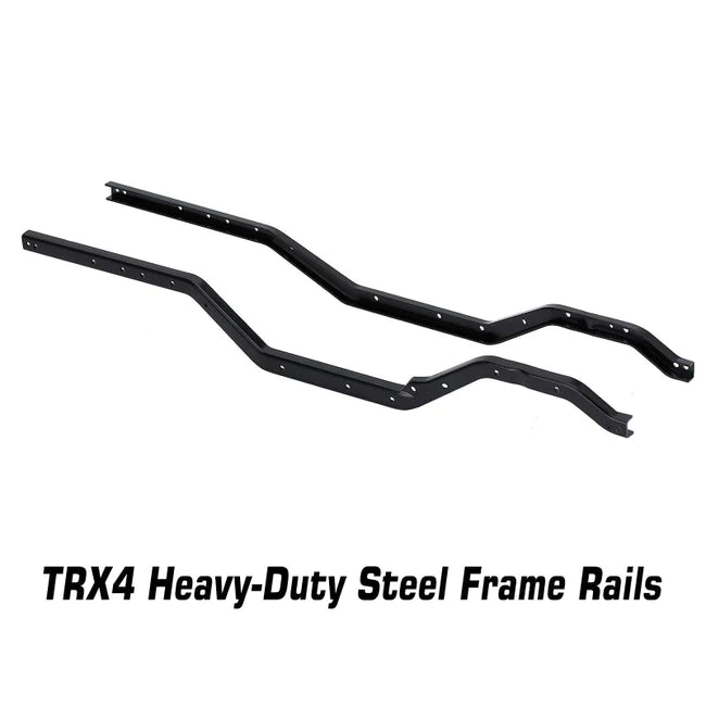 INJORA Heavy Duty Metal Steel Left Right Chassis Rails for TRX-4