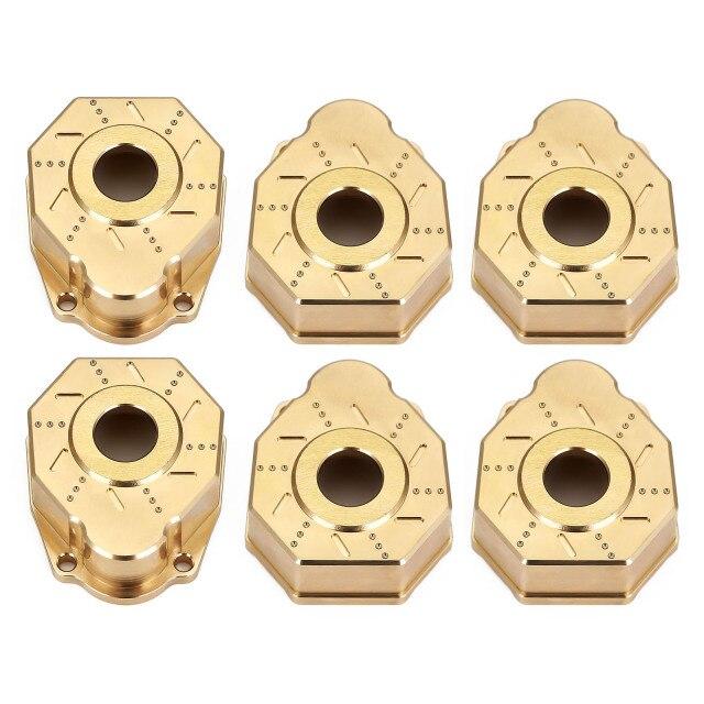 INJORA 41g/pcs Brass Outer Portal Drive Housing #8251 for TRX-4 TRX-6