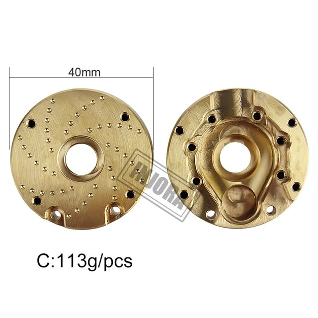 INJORA 95g 104g 113g Counter Weight Brass Outer Portal Drive Housing #8251 for TRX-4 TRX-6