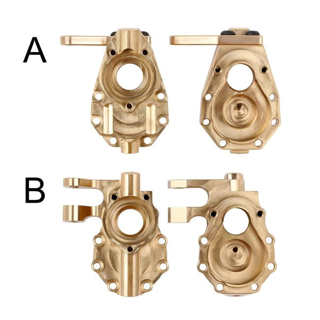 INJORA 2Pcs Brass Inner Front Portal Drive Housings #8252 for TRX-4 TRX-6