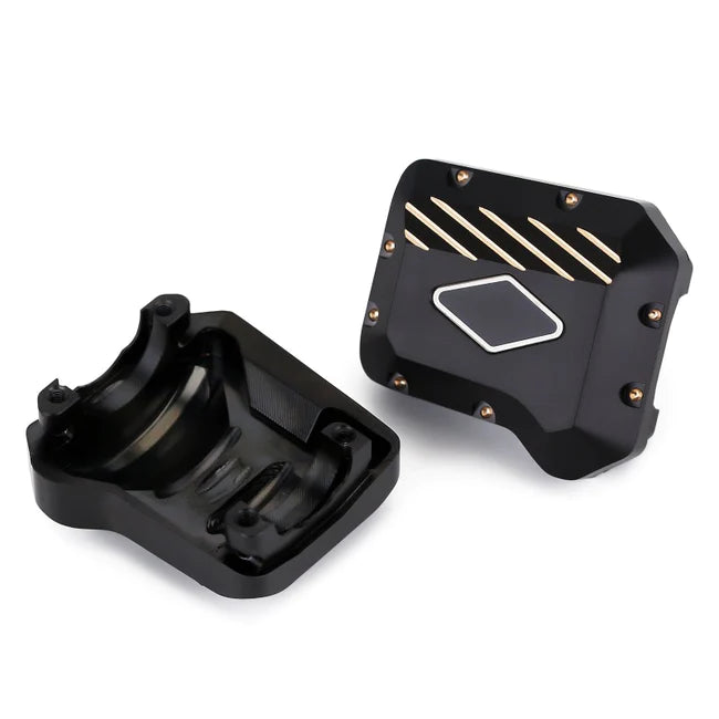 INJORA Black Coating Brass Diff Cover #8280 For TRX-4