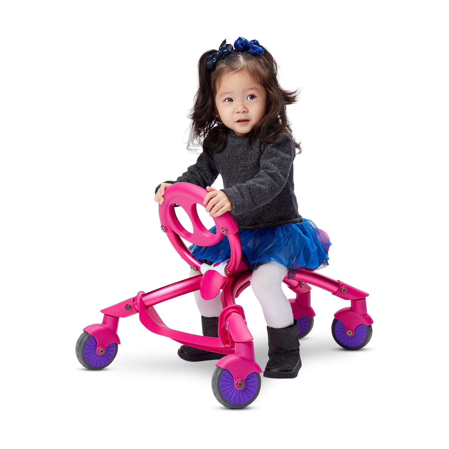 YBIKE - PEWI PUSH - RIDE ON/WALKER - PINK