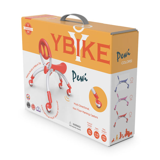 YBIKE - PEWI - RIDE ON/WALKER - PINK