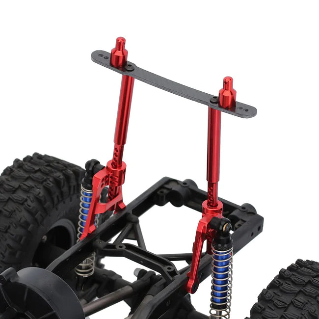 INJORA Front & Rear Extended Body Post Set Shell Mount Holder for Axial SCX10 II
