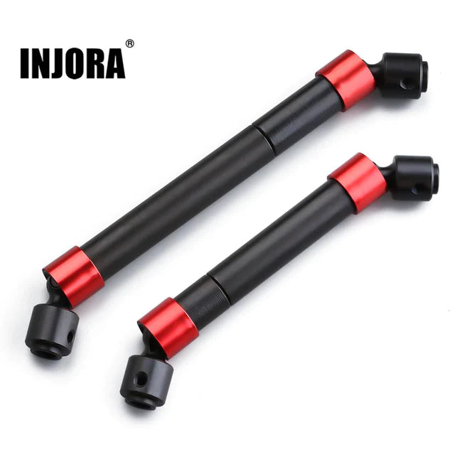 INJORA 2PCS Metal CVD Drive Shaft for Traxxas TRX-4