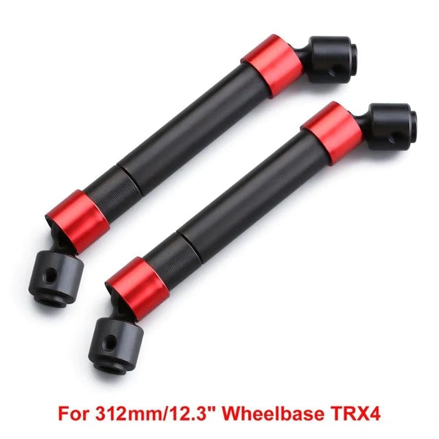 INJORA 2PCS Metal CVD Drive Shaft for Traxxas TRX-4