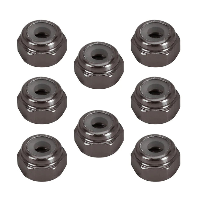 INJORA 8PCS M2 Wheel Lock Nuts Flange Nuts for SCX24