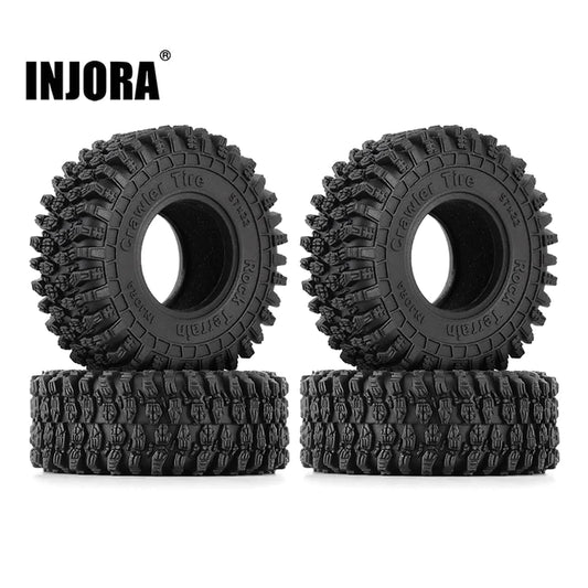 Accessoire Voiture RC Roues Beadlock INJORA 1.3 Avec Pneus XHX - Pour Crawlers RC 1/18 Et 1/24 Pneus Crawler TRX4M SCX24 Accessoire Voiture RC Roues Beadlock INJORA 1.3 Avec Pneus XHX - Pour Crawlers RC 1/18 Et 1/24 Pneus Crawler TRX4M SCX24