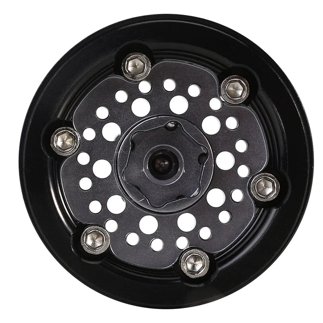 INJORA 1.0" CNC Aluminum Beadlock Wheel Rims for 1/24 RC Crawlers 4PCE W1001
