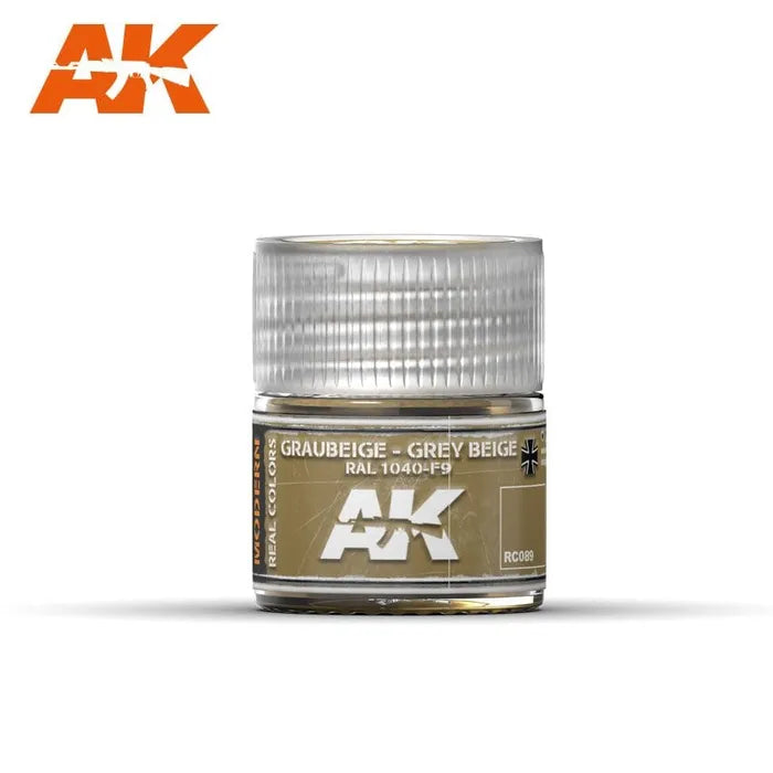 AK Interactive Real Colours Graubeige-Grey Beige RAL 1040-F9 10ml