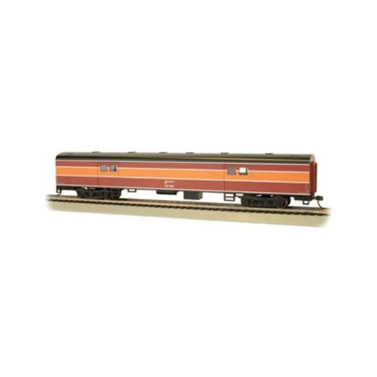 BACHMANN, S/PACIFIC DAYLIGHT #295 72FT SMOOTH SIDE BAGGAGE CAR, HO SCALE