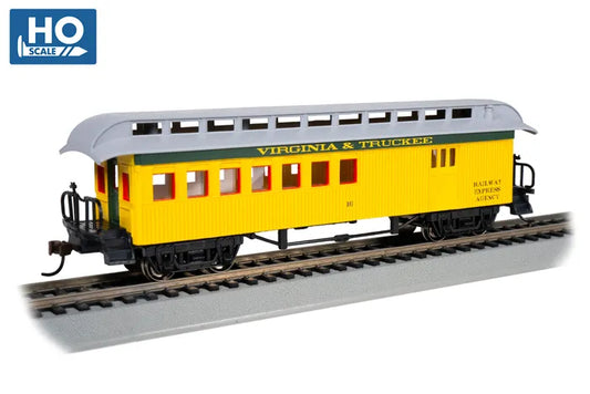 BACHMANN VIRGINIA & TRUCKEE 1860-80 ERACOMBINE CAR. HO SCALE