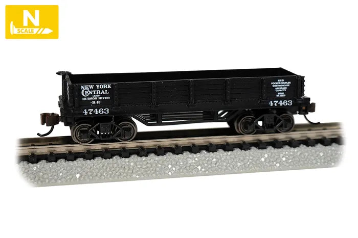 BACHMANN NEW YORK CENTRAL #47463 OLD TIME GONDOLA. N SCALE