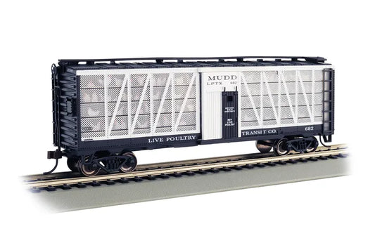 BACHMANN, LIVE POULTRY TRANSIT CO. #682POULTRY TRANSPORT. HO SCALE