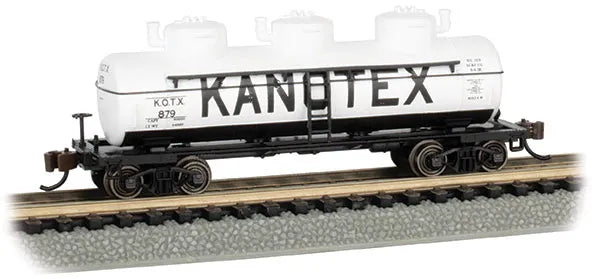 BACHMANN KANOTEX #879 3-DOME TANK CAR. N SCALE