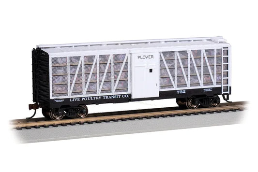 BACHMANN LIVE POULTRY TRANSIT CO. #732 W/TURKEYS. LPTX. HO SCALE